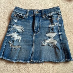 American Eagle mini jean skirt 00short